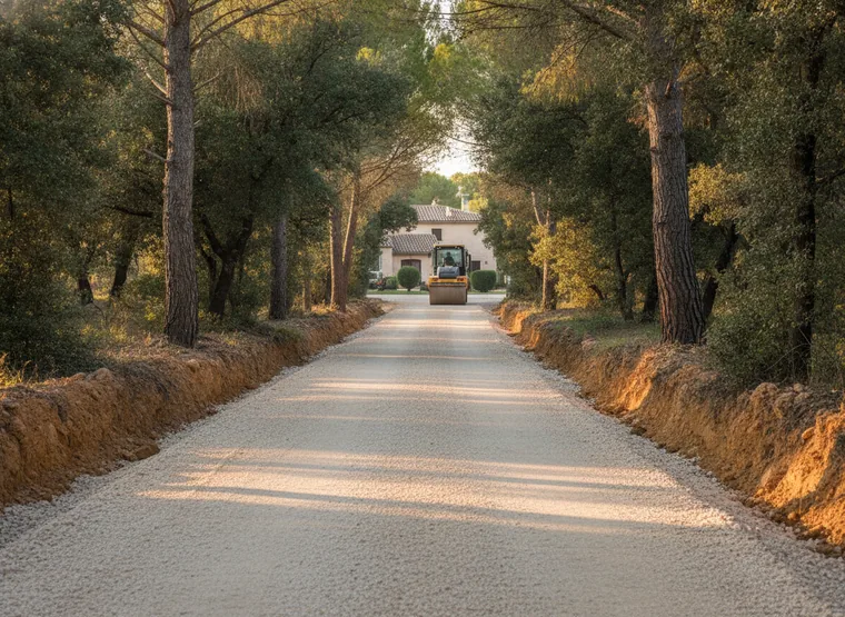 Création d’un chemin d’accès à Rousson