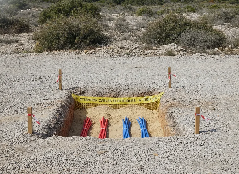 Viabilisation d’un terrain à bâtir à Barjac